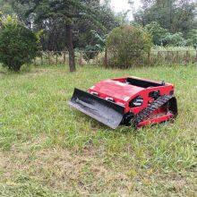 R/c Lawn Mower, China Tracked Robot Mower Price, Remote Control Slope Mower for Sale thumbnail-2