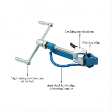 Strapping Tensioner Steel Tensioner Metal Banding Tools Manual Band Strapping Plier Cable Ties Fastening Tools for Bundling thumbnail-2