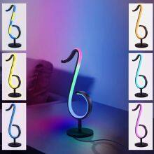 LED Decoration RGB Light APP Remote Control Bedroom Bedside Ambient Lighting Musical Note Light Wall Lamp Table Lamp thumbnail-2
