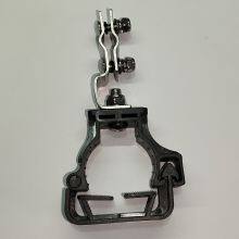 Double Self-locking Steel Wire Rope Hanging Common Clamp for 1-5/8 Radiating Cable thumbnail-1