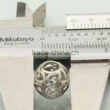 925 Sterling Silver Filigree Heart Bead for European Bracelet thumbnail-5