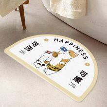 OEM ODM Factory Wholesale Custom Size Absorbent Shower Bath Mat Stone thumbnail-3