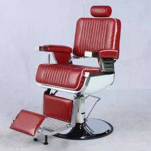 High Quality Sliver Frame Barber Chair Man Barbershop Chairs for Hair Salon Barber Equipment thumbnail-4