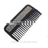 Hot! Bling Horse Mane & Tail Comb With White Black Rhinestone/equestrian thumbnail-1