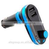 2016 Hot Sales Car Kit MP3 Player FM Transmitter SD LCD Dual USB Charger thumbnail-2