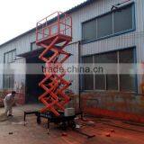 10m 1000kg Excellent Quality Four Wheel Mobile Scissor Lift Platform thumbnail-5