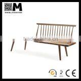 Replica Design Garden Furniture Leisure Style Wood Three Seat Chair thumbnail-1
