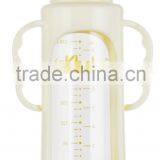 2014 Baby Milk Bottles Wholesale Borosilicate Glass Feeding Bottle Baby Feeding Set