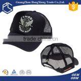 Hot Selling High Quality 2d Embroidery Black Trucker Mesh Hats and Caps