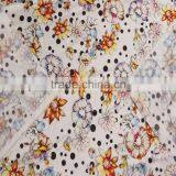 Flower Designes of Digital Print Cotton Woven Fabric Textiles for Girl Dress thumbnail-4