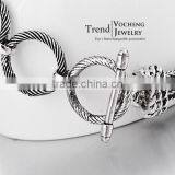 2015 New 18mm Ginger Snap Button Bracelet Heart Shape DIY Charm Interchangeable Handmade Pulseras Snap Bracelets thumbnail-3