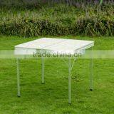 Folding Aluminum Picnic/Camping Table With 4 Stools thumbnail-4