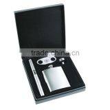 Deluxe S/s Hip Flask Gift Set With Box