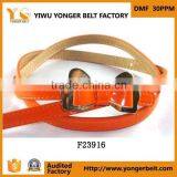 Fashion Orange Color Girls Skinny Summer Hot Style Casual Garment Belt