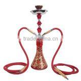 Double Pipes Acrylic Crystal Glass Hookah Shisha thumbnail-1
