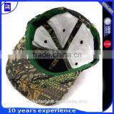 High Quality Custom Embroidered Cotton Camo 6 Panel Baseball Cap 6 Panel Flat Camo Snapbck Hats thumbnail-5