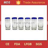 Custom Hand Blown Decorative Shot Glasses With Bubble Quality Choice thumbnail-2
