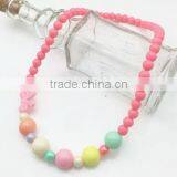 >>Best Selling Pretty Kids Bead Bubble Necklace/ thumbnail-5