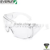 Wide view Frameless CE EN166 Protection Eyewears Safety Glasses