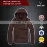 Slim Hooded Hedging Buttons Embroidered Velvet Warm for 100% Cotton Hoodie