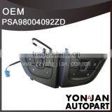 Steering Wheel Switch For DS5 PSA 98004092ZD