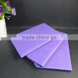 Gold Hot Stamping Purple Leather Passport Holder thumbnail-3