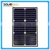 18W Sunpower Cell Tempered Glass Laminated Solar Panels Module thumbnail-1