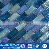 Thickness 8 mm Vitreous Iridescent Art Glass Mosaic Tile