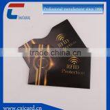 Anti Thief RFID Chip Credit Cards Protective Sleeve Protection Your Credit Card Identification Info IC Card Protector Print LOGO