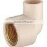 Cheap and High Quality Plastic CPVC 90DEG FEMALE ELBOW(COPPER THREAD)