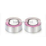 2015 Metal Pink Round Jewelry Boxes for Wedding thumbnail-5