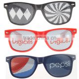 Fashional Retro Specs, Customized Pinhole glasses with logo, Party glasses, Sticker pinhole glasses