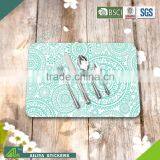 Hot selling eco-friendly kitchen advertising colorful promoting printed pp outdoor placemats                        
                                                Quality Choice