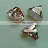 925 Sterling Silver Jewelry Wholesale 14K Gold Jewelry Plated Sterling Silver Ring Long Oval Cut MOP Gemstone Ring thumbnail-1