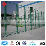 Home Garden Pvc Coated / Hot Dipped Galvanized Chain Link Fence