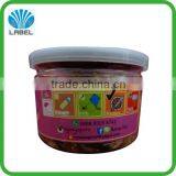 Wholesale High Quality Color Printing Food Package Sticker Custom Roll Vinyl Canned Food Labels