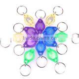 Plastic Multi-Color Light Promotional LED Keychain Light With CR2016 Battery thumbnail-2