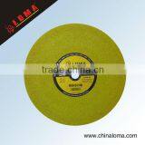 flap reinforcing fiberglass abrasive resin bonded cutter off wheel for stainless steel