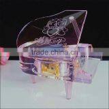 Crystal Glass Toy Piano for Sale