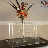 Exquisite creative acrylic glass vase decorate with christmas