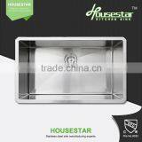 Professional Factory Supply R10 Radius Handmade Stainless Steel Sink 30" x 18" x 10" Double Bowls (cUPC Approved)-- R10-3018 thumbnail-1