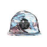 Cap Manufaturer Wholesale Digital Printing 5 Panel Custom Snapback Hat Cheap Flat Brim Trucker Cap thumbnail-2