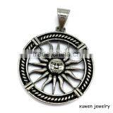 High Quality Enamel Stainless Steel Aluminum Chain Metal Pendant Necklace