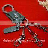 3 Pretty Tiny Carabiners With Tag for Big Carabiner Keychain With Custom Genuine Leather Holder Protection