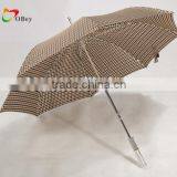 190T PG Check Fabric Custom Golf Umbrella thumbnail-1