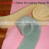 flat plush fabric for paint roller cover