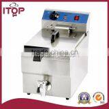 Electric Fish Fryer With Valve 13L