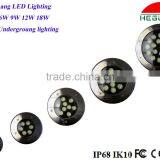 Underground / Inground Light in LED Outdoor Light Round 18W IP65 thumbnail-2