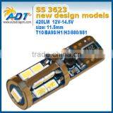Hot Sale T10/BA9S/H1/H3/880/881 17smd 9-30V 3623 Chips T10 SMD LED for Car, Truck thumbnail-1