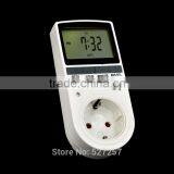 12/24 Hours Digital Plug-in Timer Programmable EU Plug Socket Switch